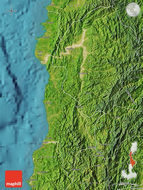 Satellite Map of Vigan .